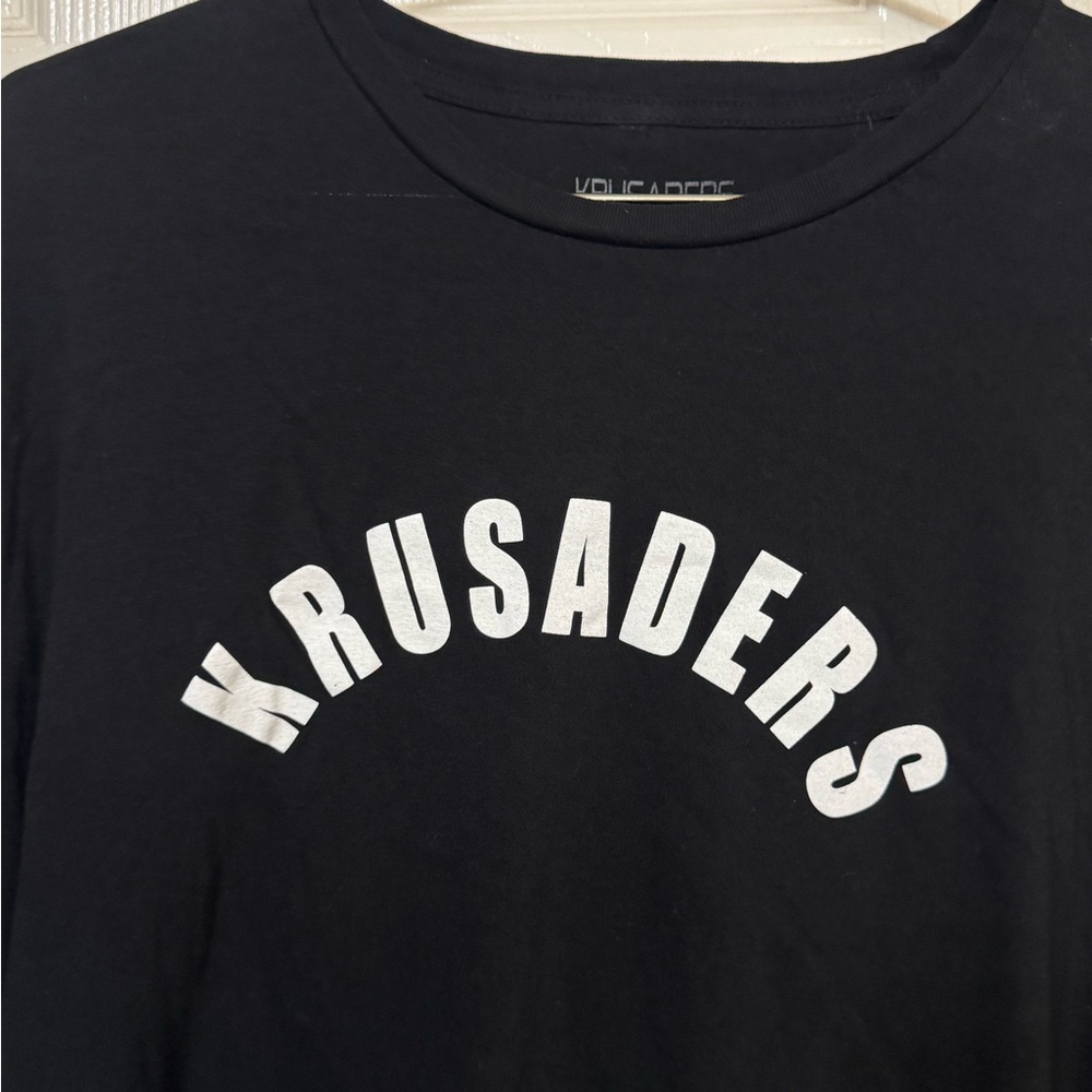 Black KRUSADERS Knights Club Los Angeles High End Men’s 2XL T-Shirt MINTY - Picture 2 of 5